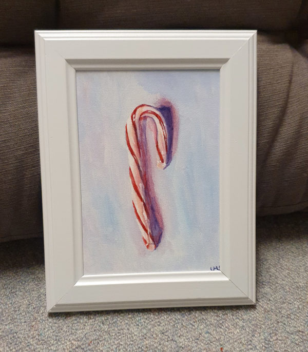 Candy Cane in Frame